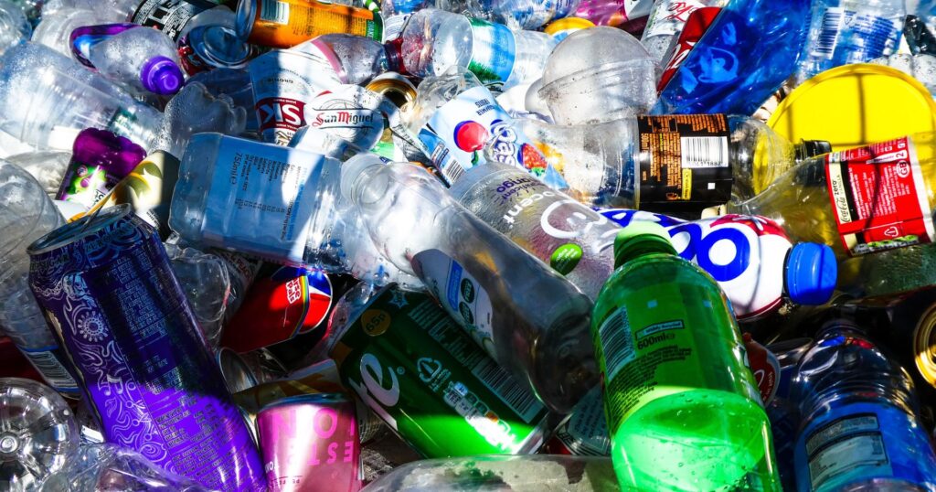 recycling pile